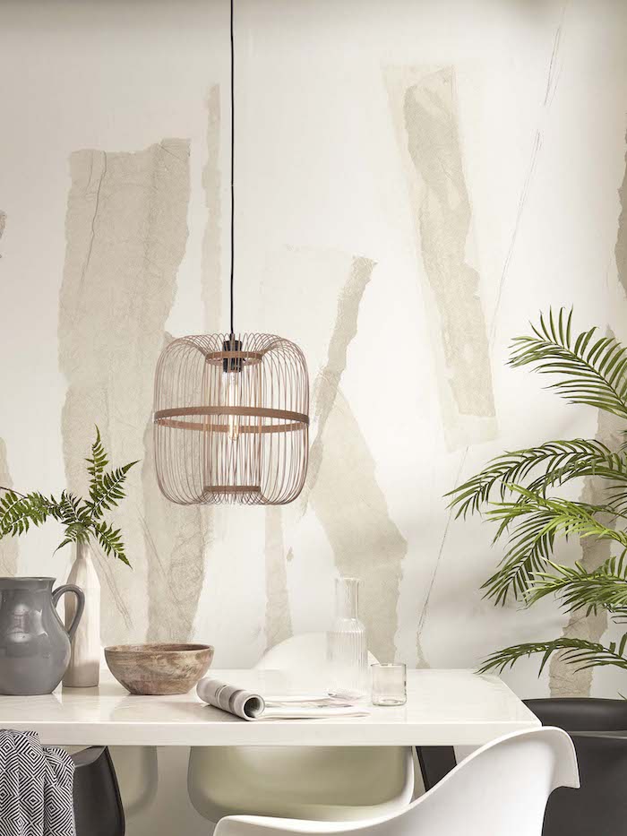 Suspension Hokkaido en bamboo au design naturel par Good & Mojo